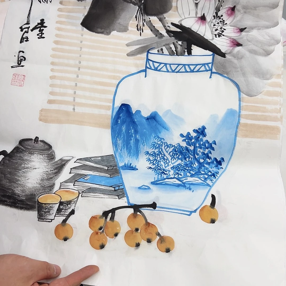 国画纯手绘作品欣赏