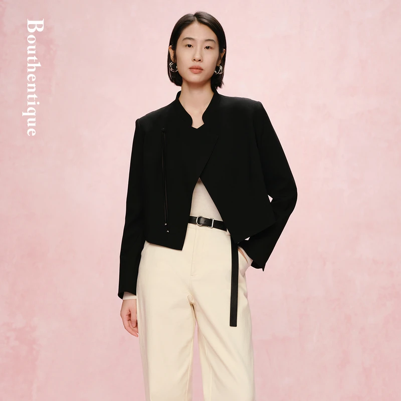 Bouthentique「欧若风新品羊毛手工盘扣设计长袖外套225111E1M21