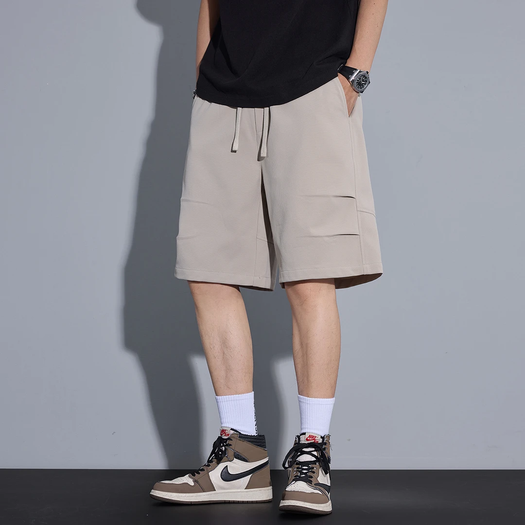 Kuvine户外伞兵工装短裤男2025新款夏季冰丝速干五分裤宽松运动裤