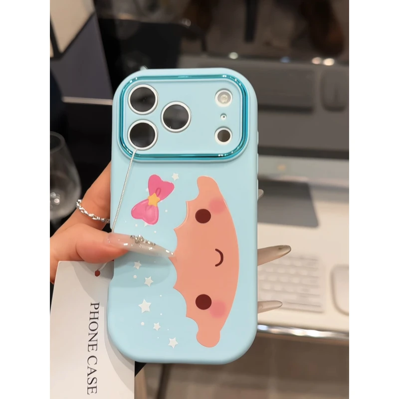 双子星粉适用苹果17pro手机壳16pm小胖妹小众华为p80女oppo小米17