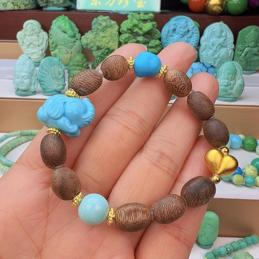 未镶嵌绿松石项链