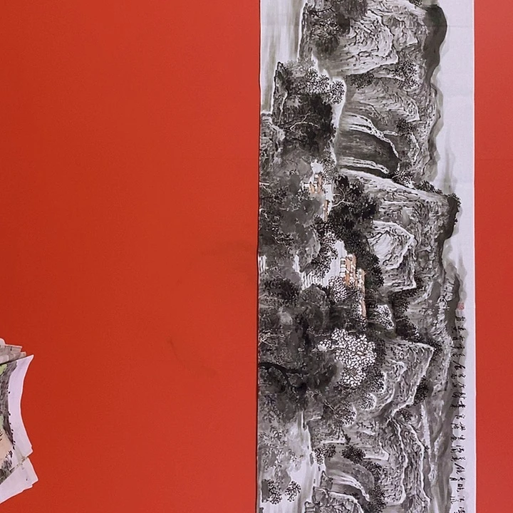 国画山水花鸟书画国画字画