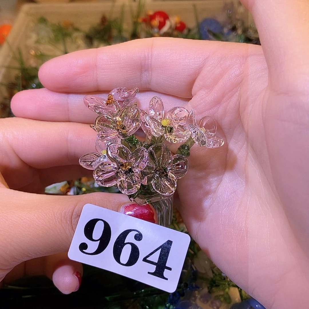 琉璃手工艺品964花瓶