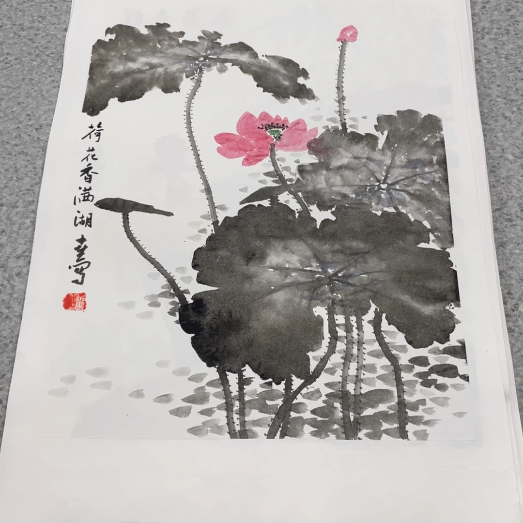 国画1.4平尺国画作品