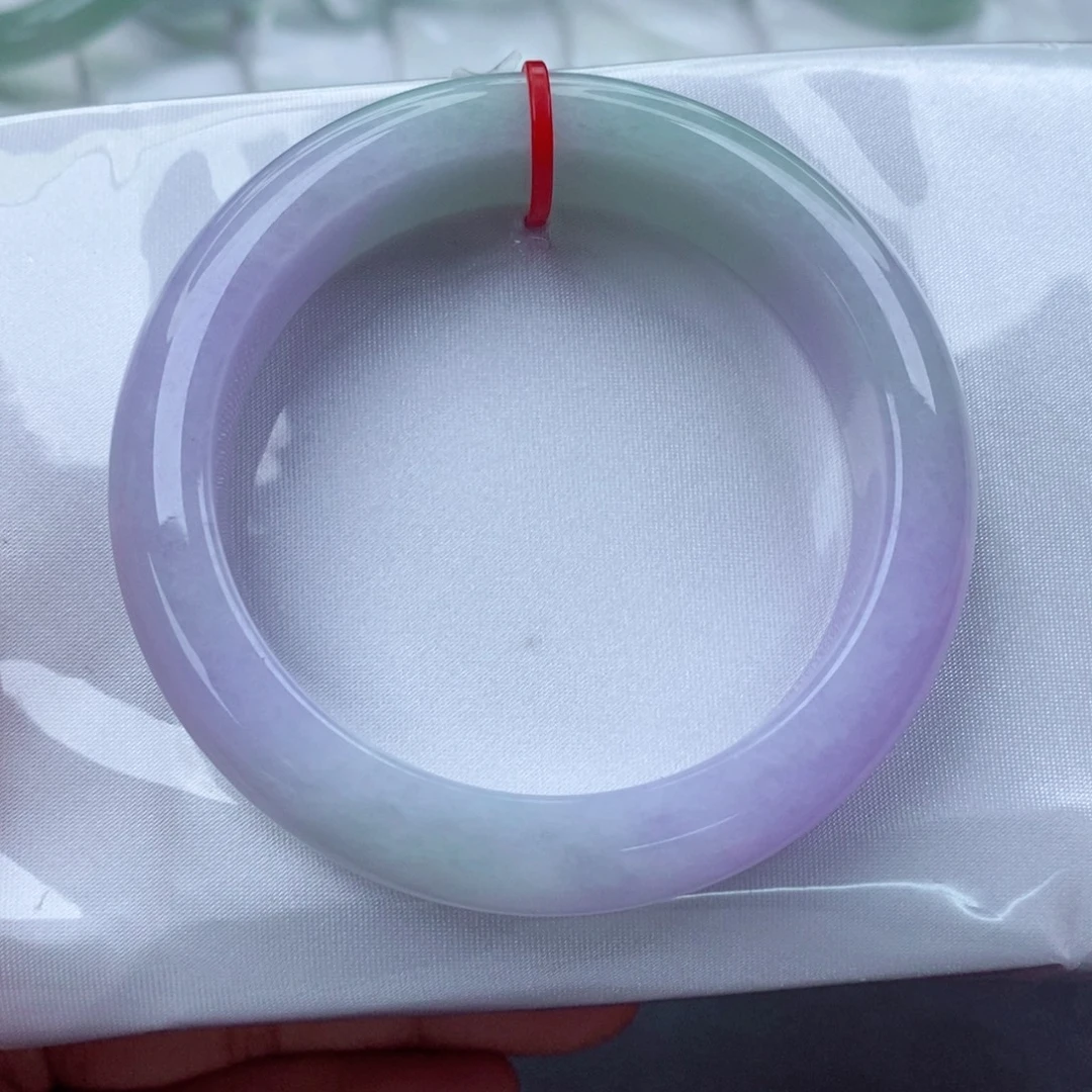 未镶嵌手镯翡翠5455正圈
