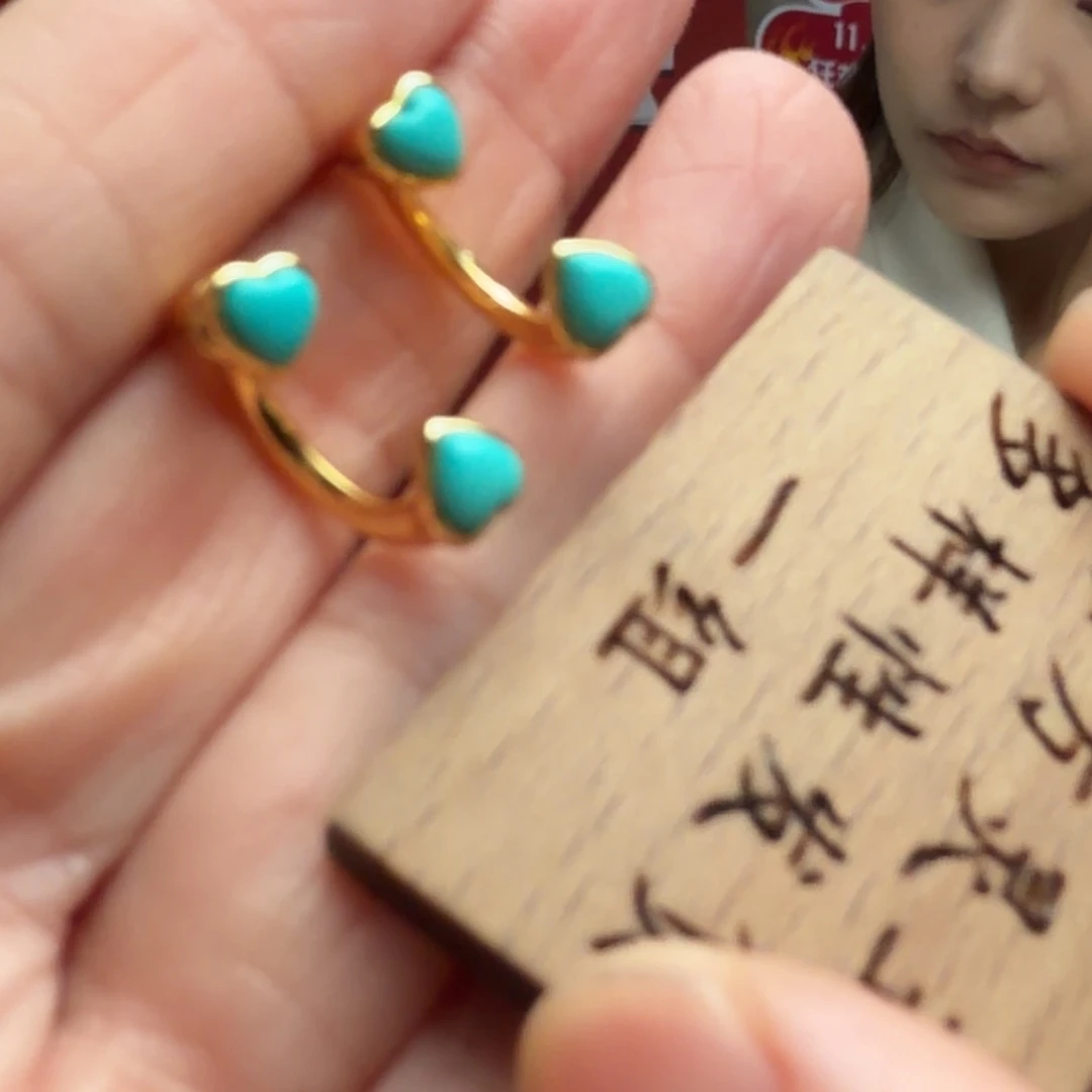 绿松石银S925镶嵌颈饰