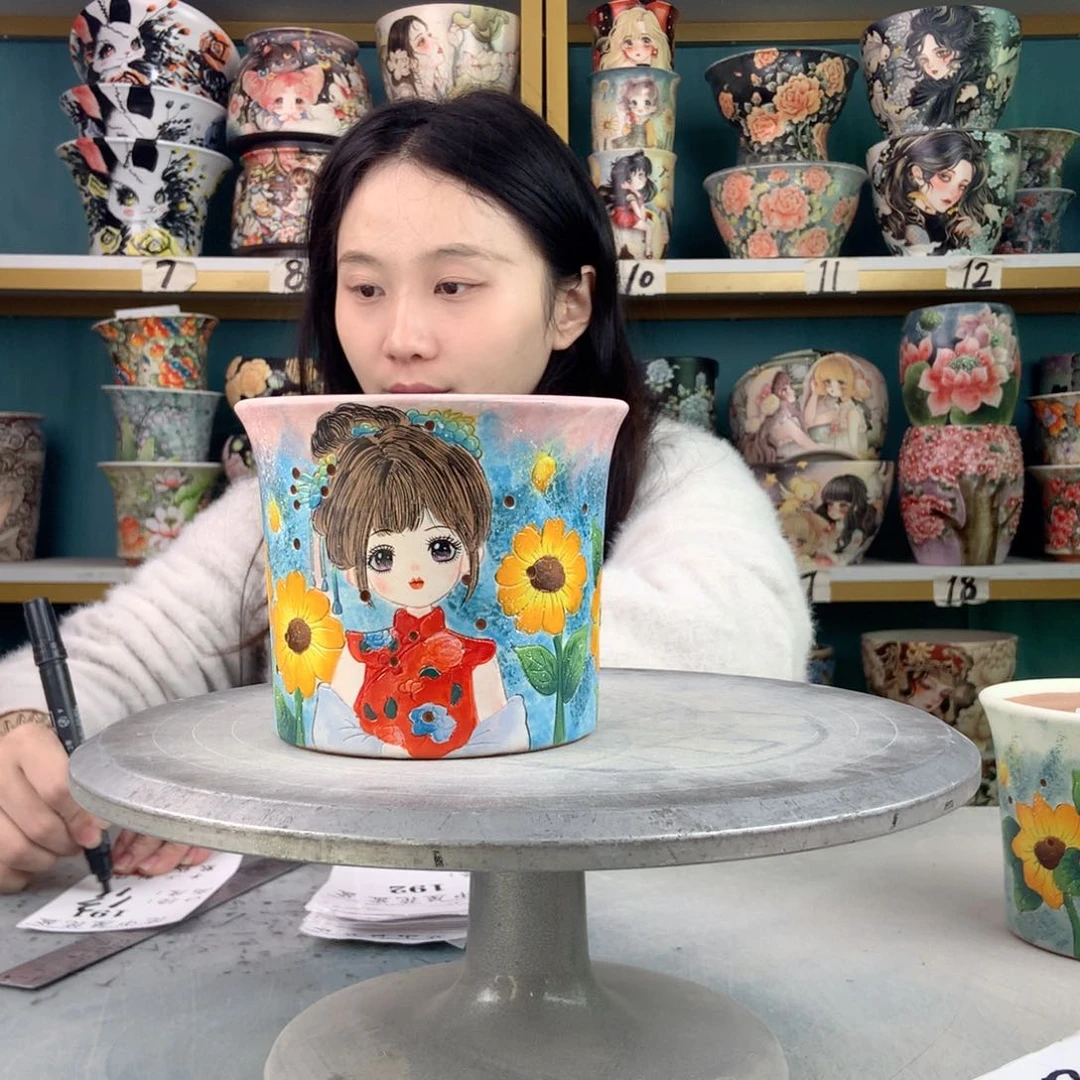 罐景德镇手工瑕疵191