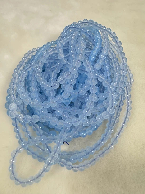 海蓝宝手串 多圈 F389