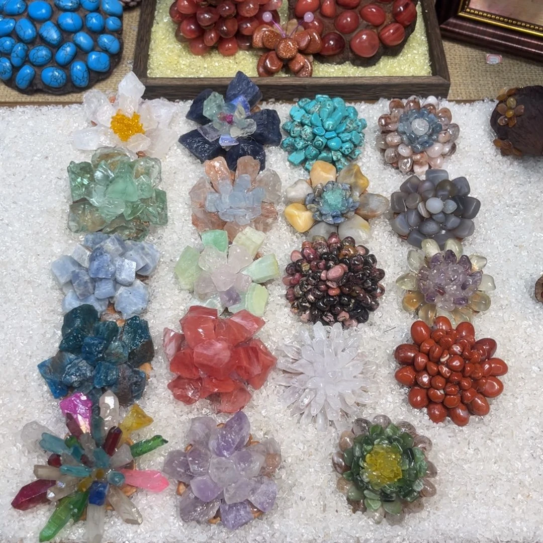 晶***曹松塔干花摆件永生花