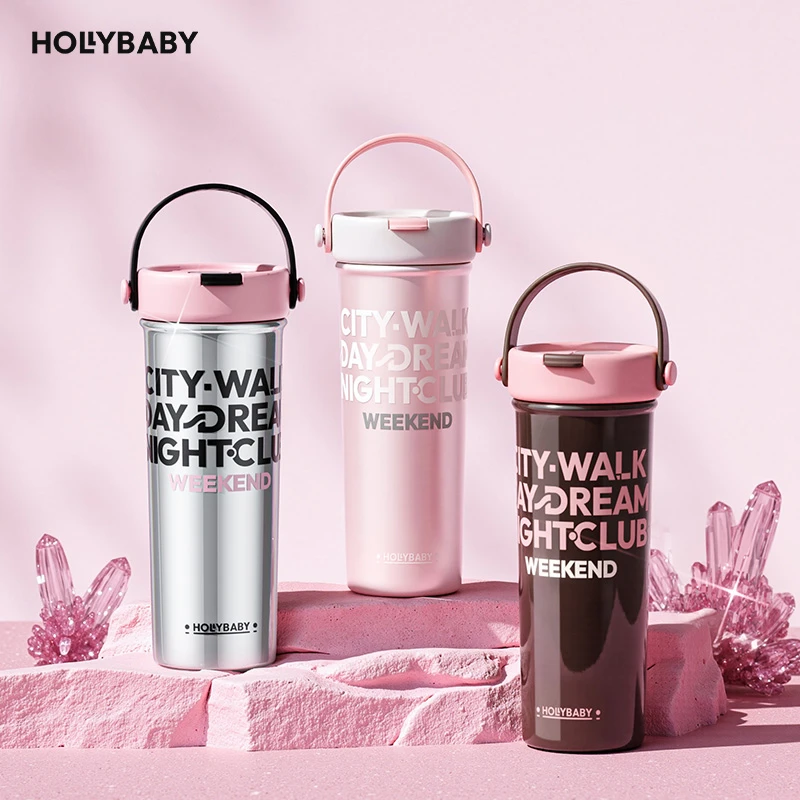 保温杯高颜值便携果茶吸管杯泡茶316L大容量儿童水杯