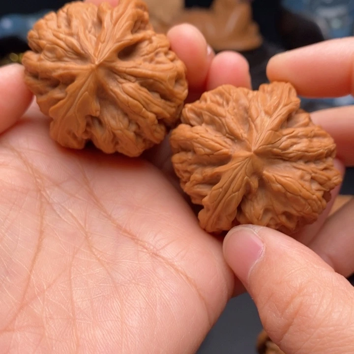 把件文玩核桃红锦鲤42尺