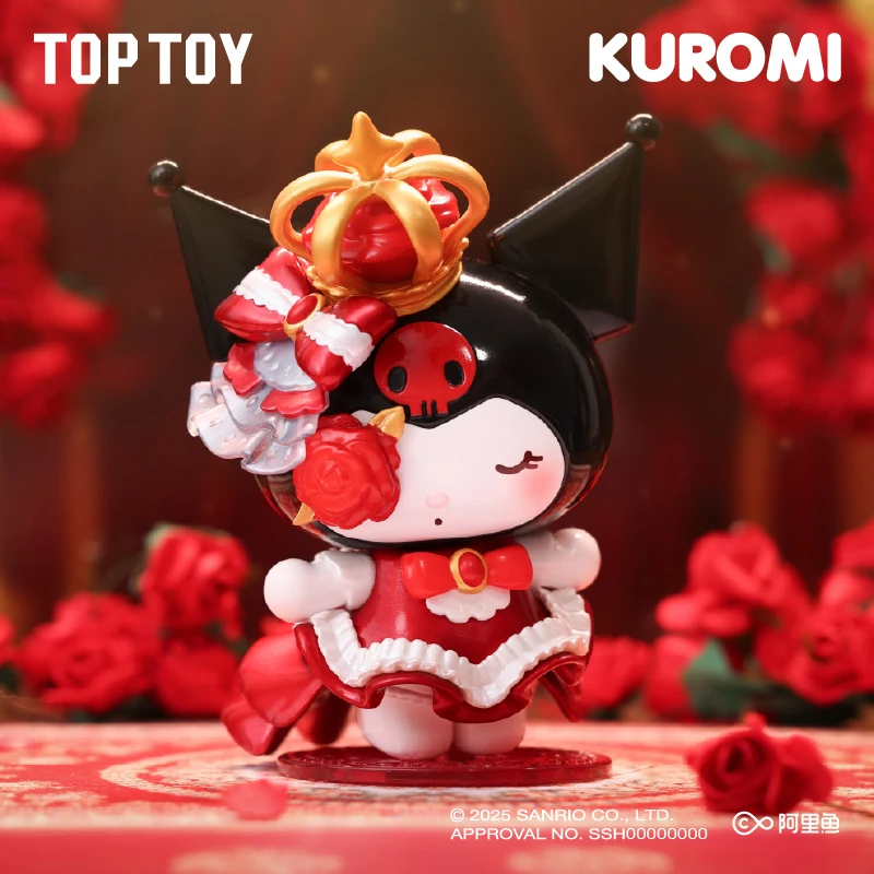 【送礼好物】TOPTOY三丽鸥玫瑰之夜盲盒摆件正版库洛米美乐蒂手办