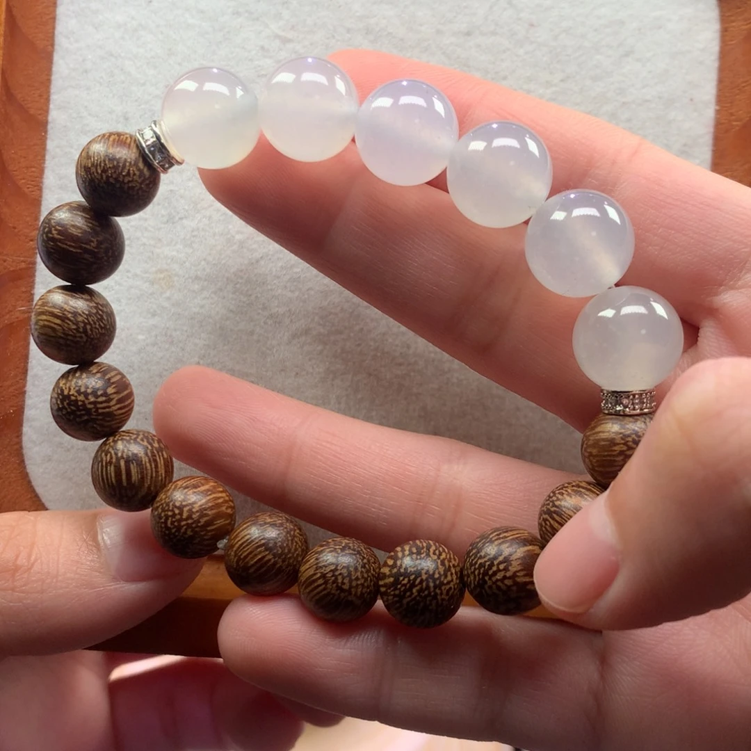 翡翠未镶嵌手链12mm