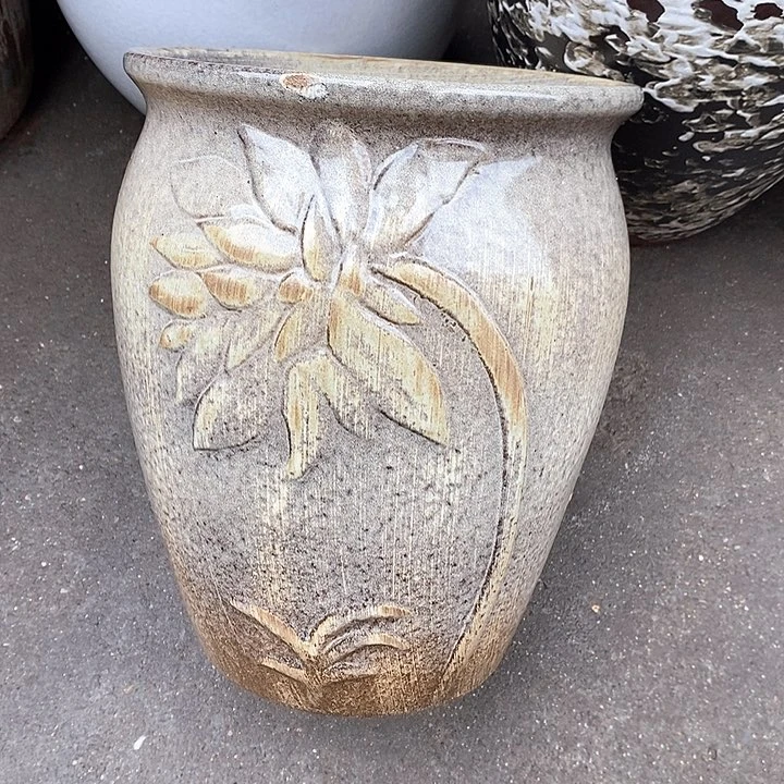 紫砂花盆正品口20高25