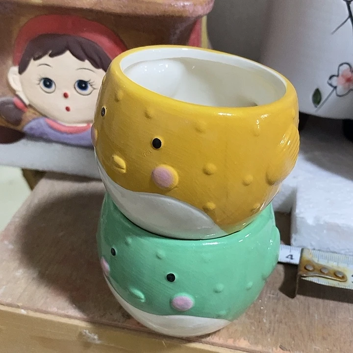 摆件陶盆有孔 微瑕介意勿拍