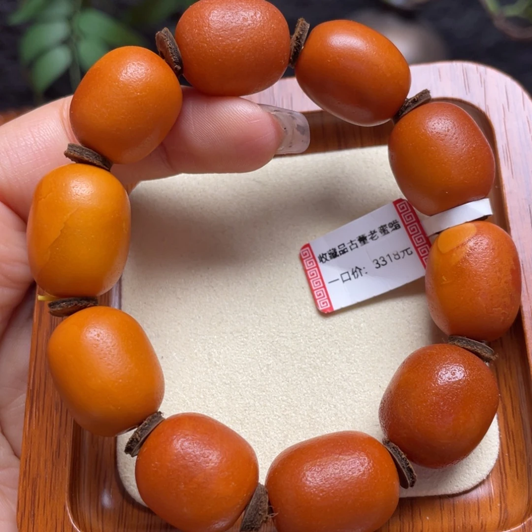 蜜蜡未镶嵌手链手串