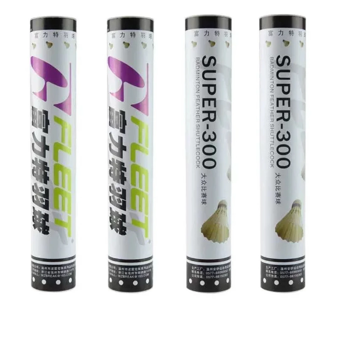 正品特价销售 FLEET富力特F-300比赛羽毛球耐打稳定 12桶装