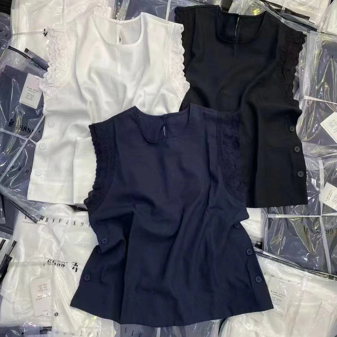 2.亚麻韩版时尚夏季衫5196款-衣长约65-不能机洗