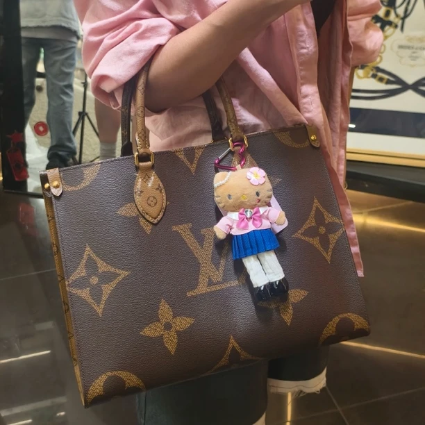 95新 LouisVuitton/路易威登 YUMU中古/LV 中号on the go托特包