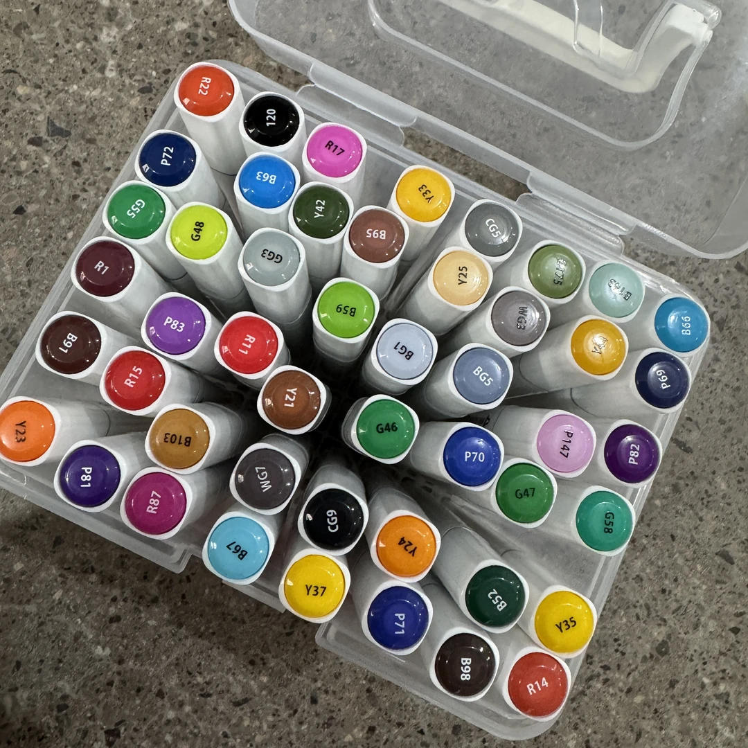 48色 双头马克笔 款式不挑