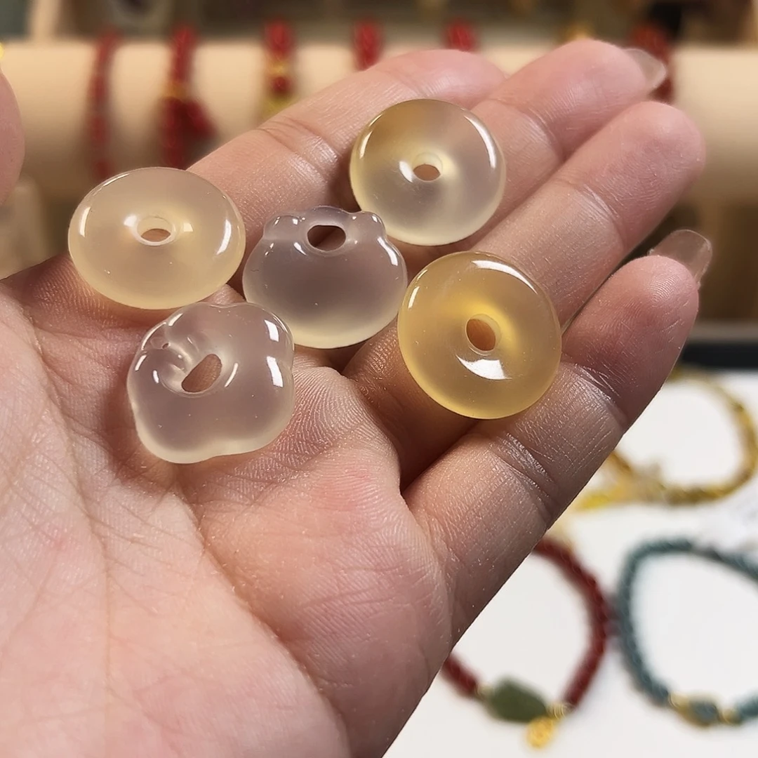未镶嵌吊坠(不含链)玛瑙/玉髓纯天然玛瑙
