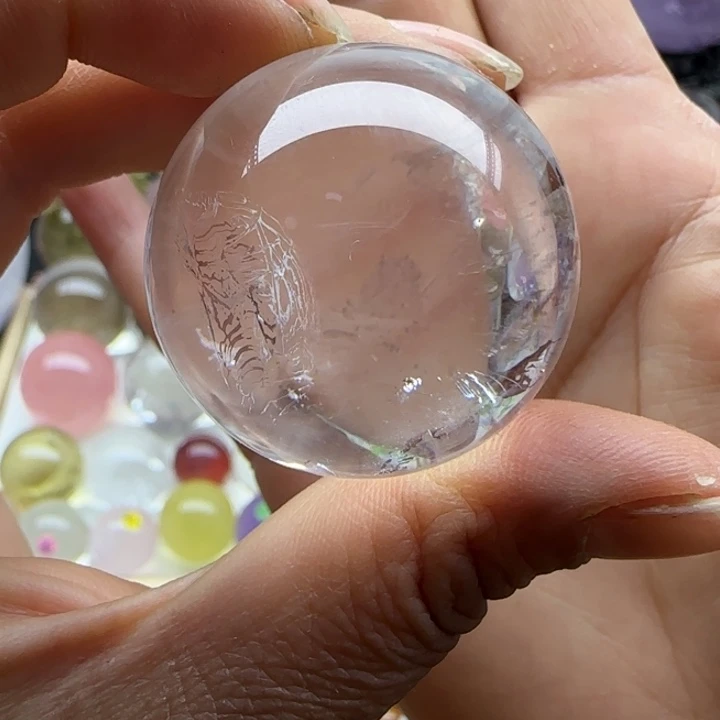 未镶嵌珠宝半成品水晶3.4厘米