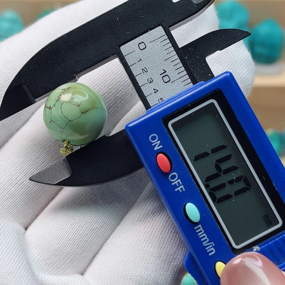 绿松石未镶嵌圆珠