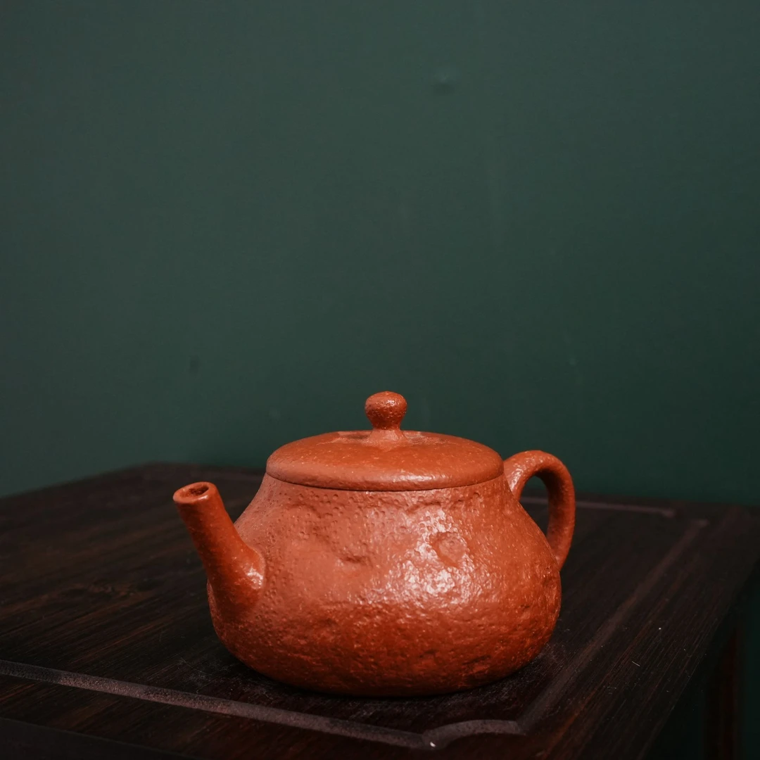 柿柿如意壶2    圆壁紫砂精品高端壶