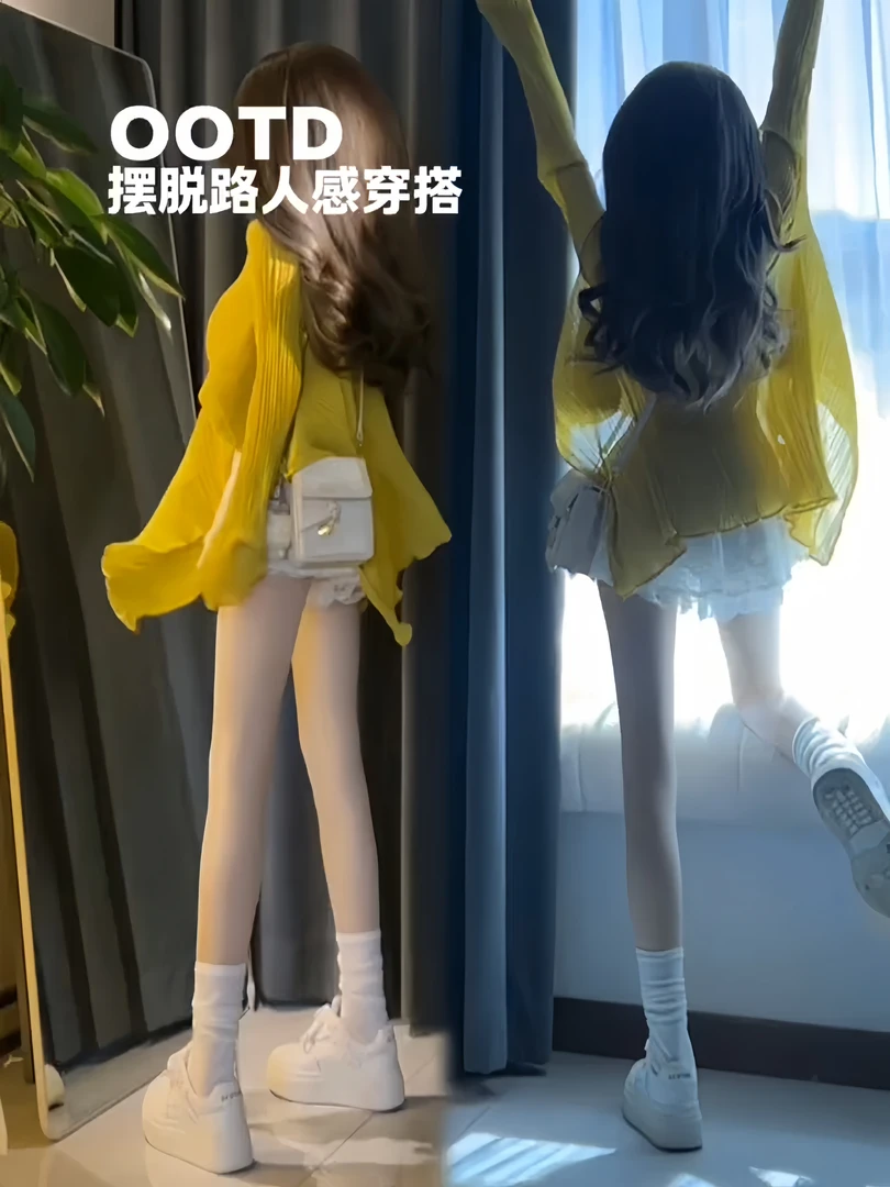 法式设计感分叉露背上衣女装夏季新款白色高腰短裤蕾丝裙裤三件套