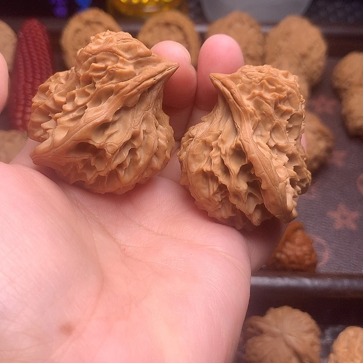 吊坠文玩核桃异形小鸟