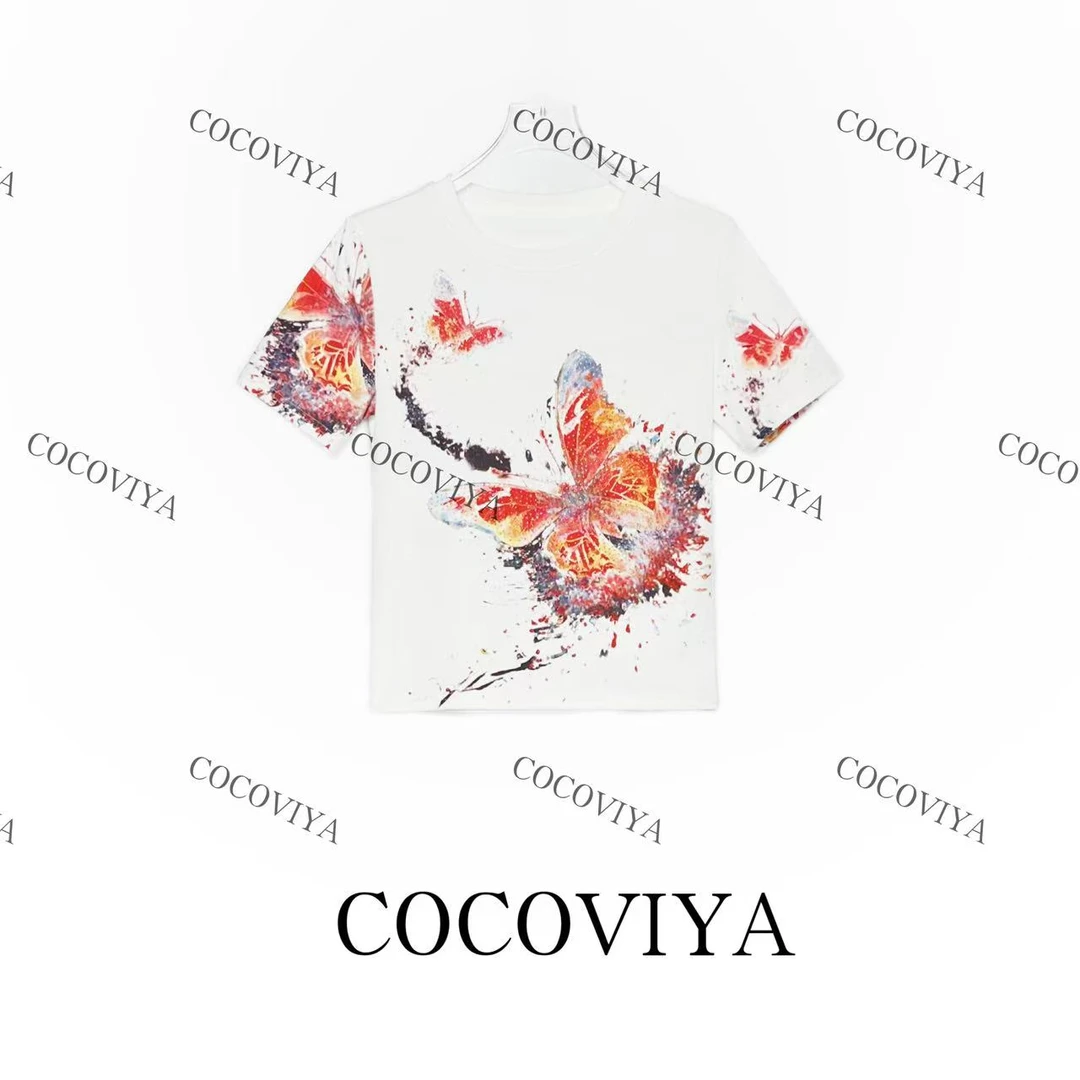 COCOVIYA 设计感春夏打底时尚百搭休闲上衣26C-060