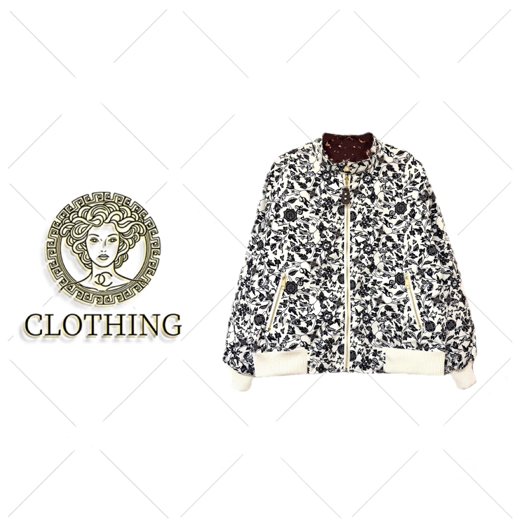 【CLOTHING/原创设计】莫奈花园两面穿夹克短外套