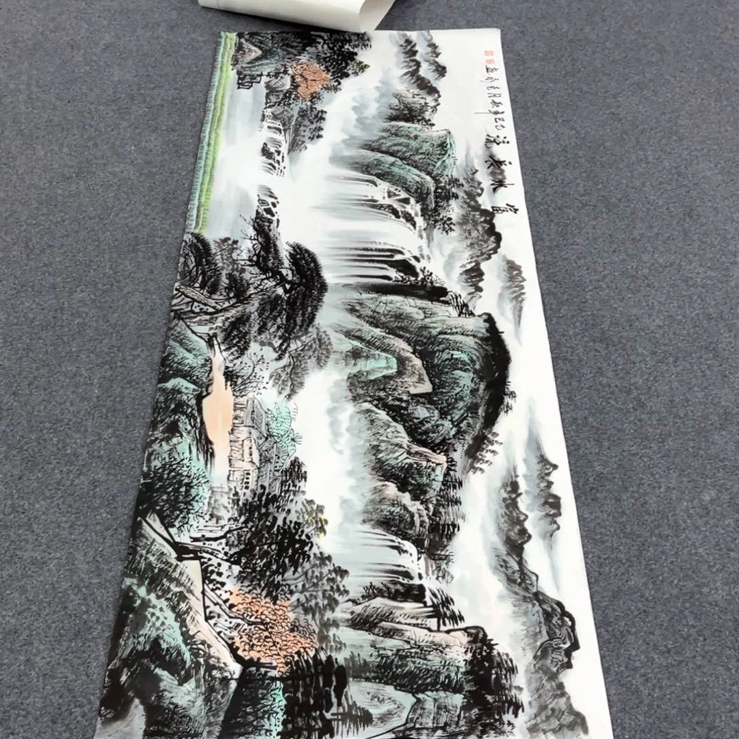 国画国画作品老师手绘