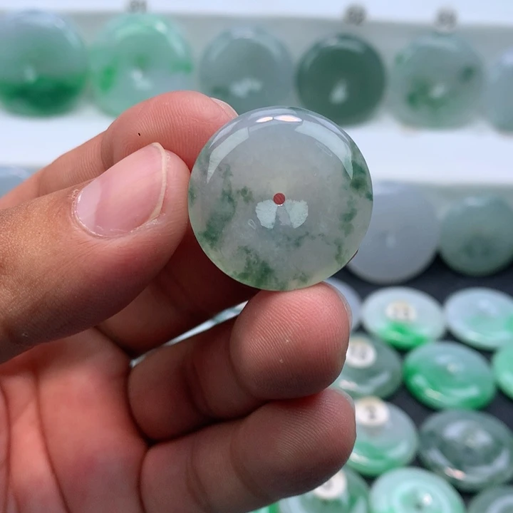 颈饰未镶嵌翡翠缅甸天然A货翡翠26.2-5.8