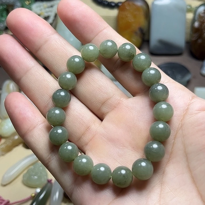 和田玉未镶嵌手串