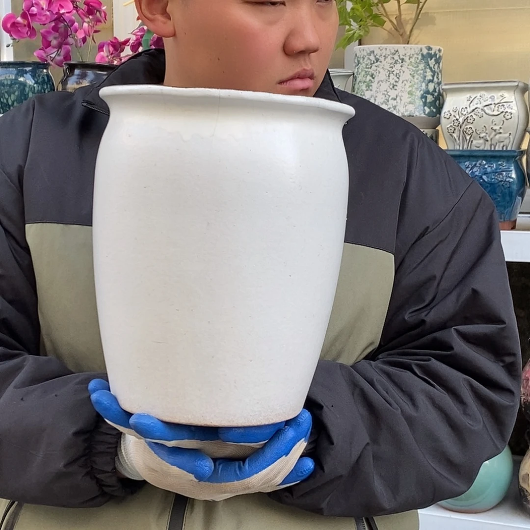 紫砂花盆口20高25福利