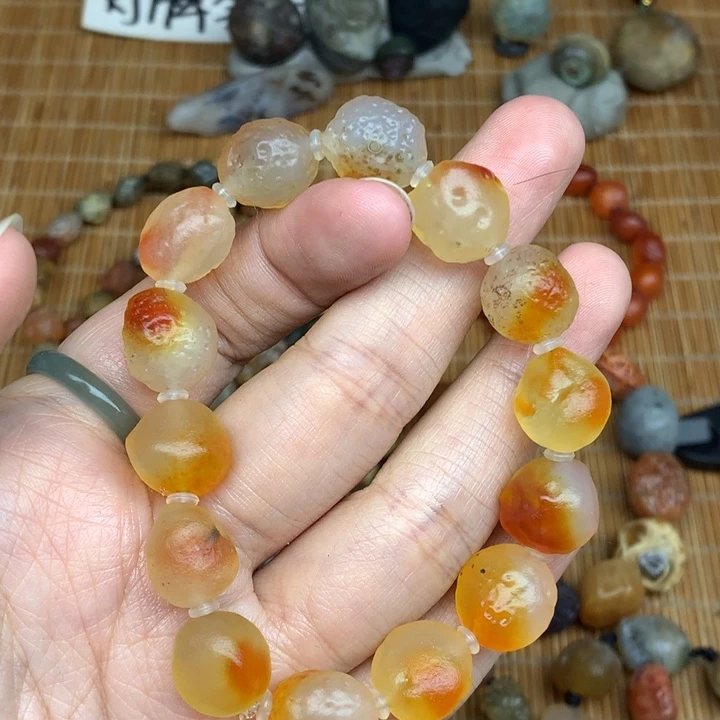 玛瑙/玉髓珠宝半成品未镶嵌小*子