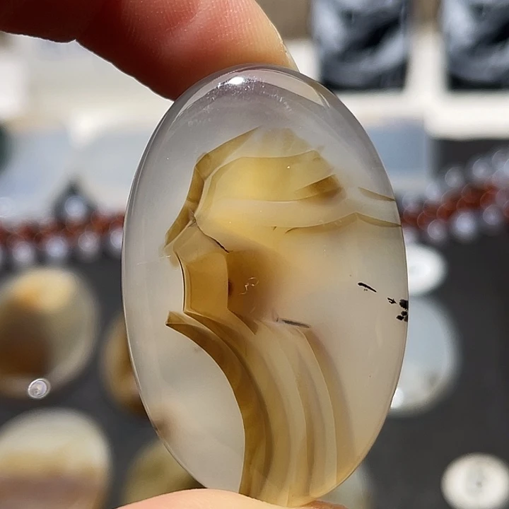 玛瑙/玉髓未镶嵌吊坠(不含链)