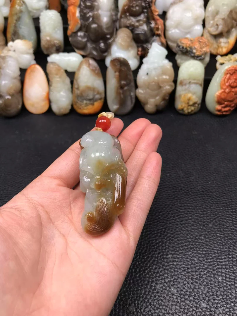 和田玉罗汉，实物漂亮