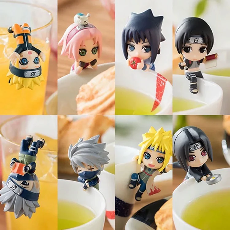 火影忍者茶友木叶的休闲时光盒蛋手办