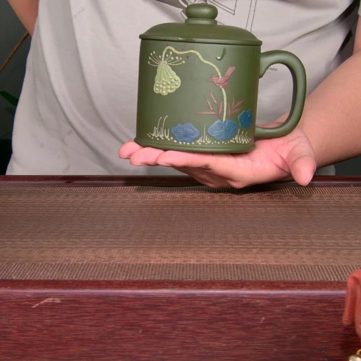 茶杯紫砂高货放漏
