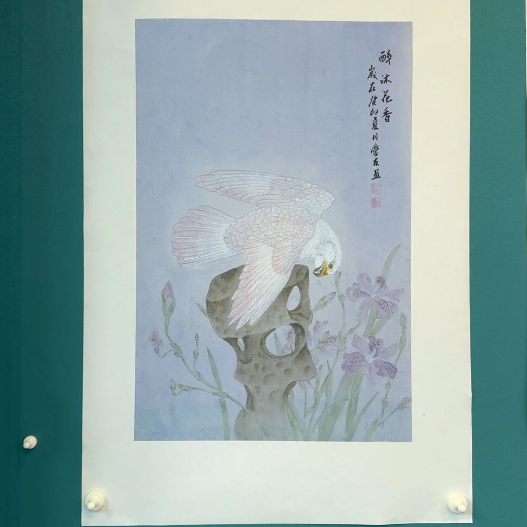 国画李庆友花鸟作品