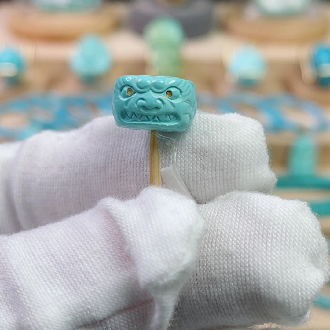 绿松石未镶嵌珠宝奇石10.8mm
