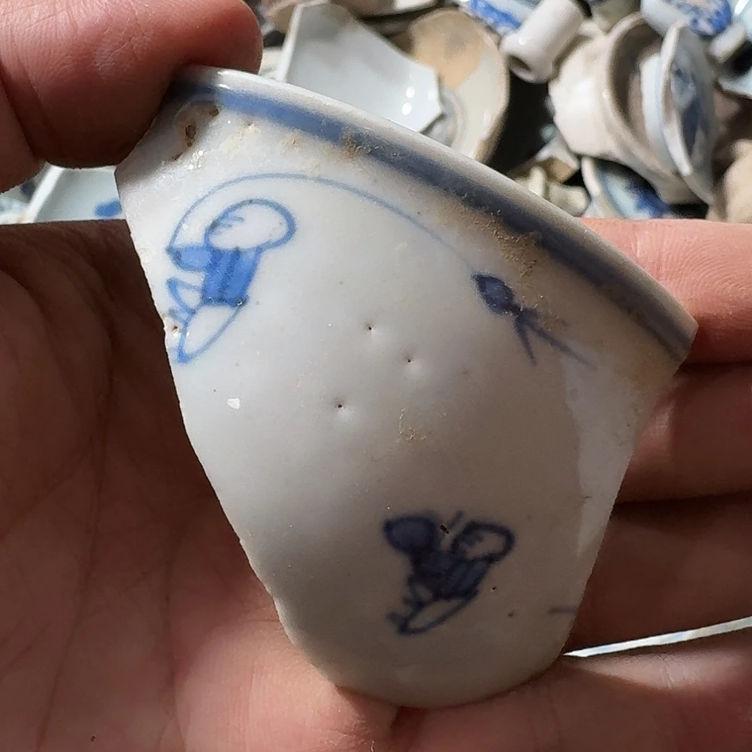 太***羊瓷片瓷片标本，顺丰包邮