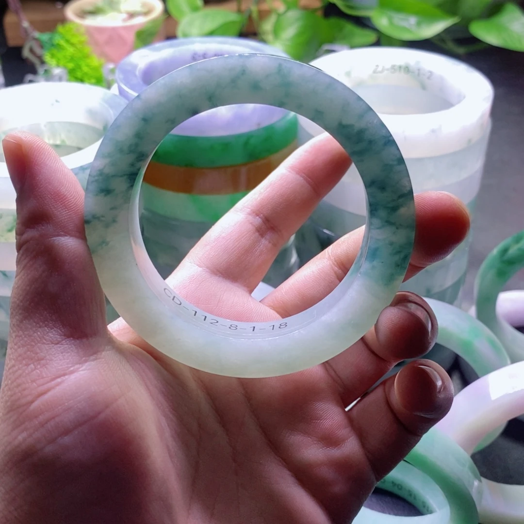 定制翡翠未镶嵌1翡翠手镯批发价不退换