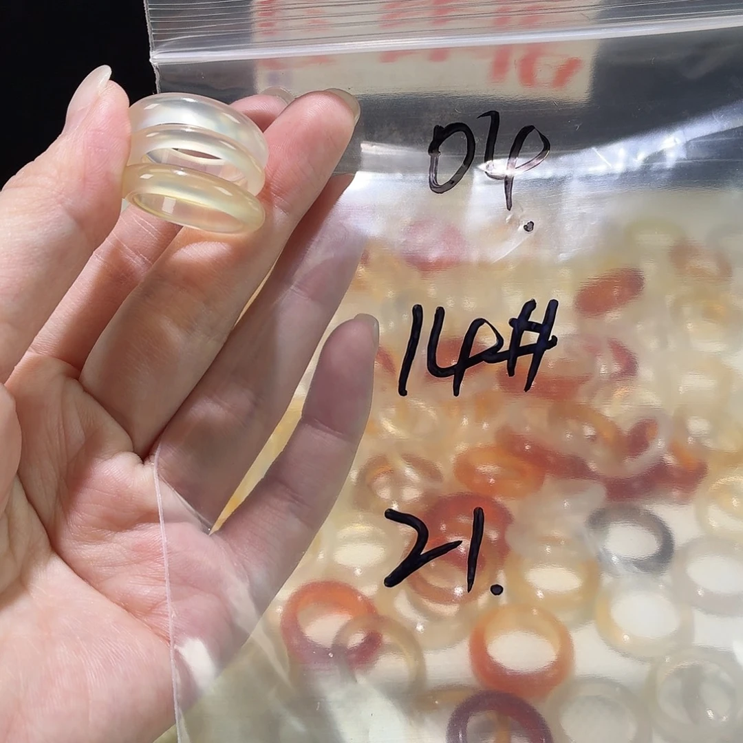 李***谱玛瑙/玉髓未镶嵌戒指04