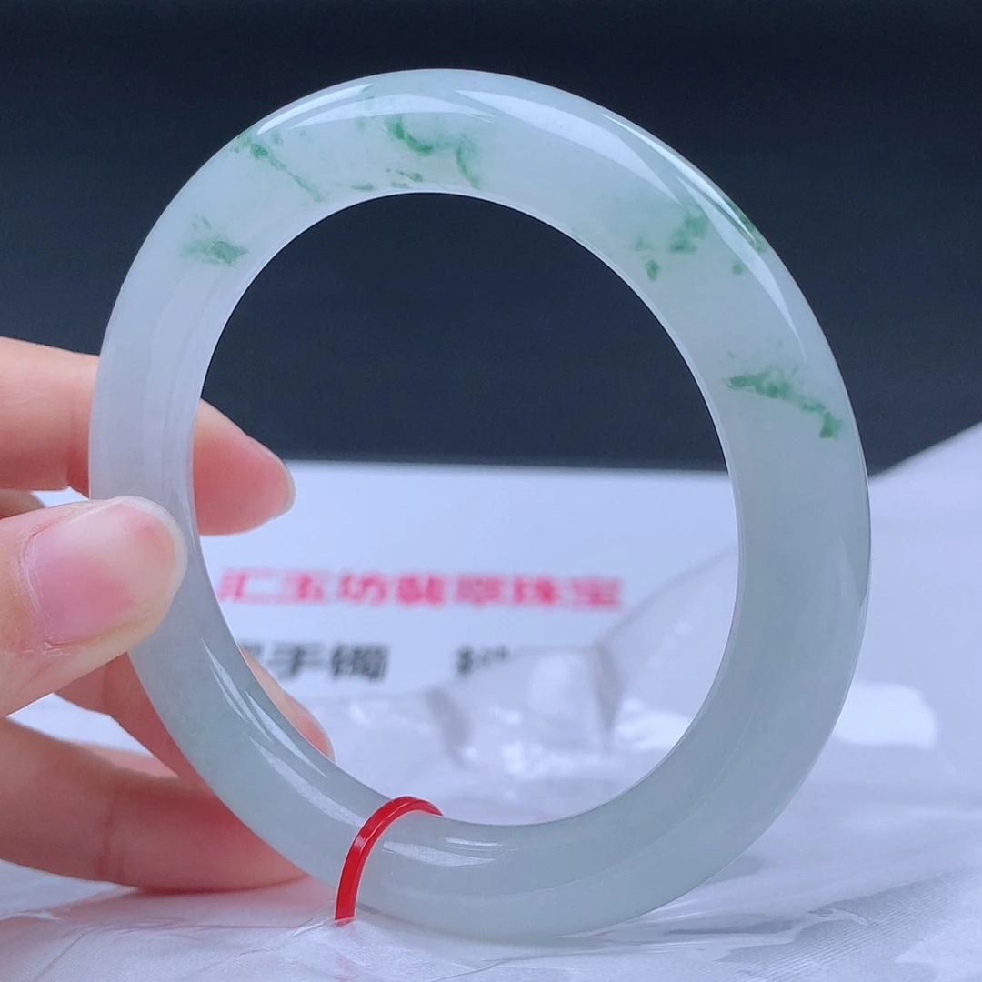 翡翠未镶嵌手镯手镯001640