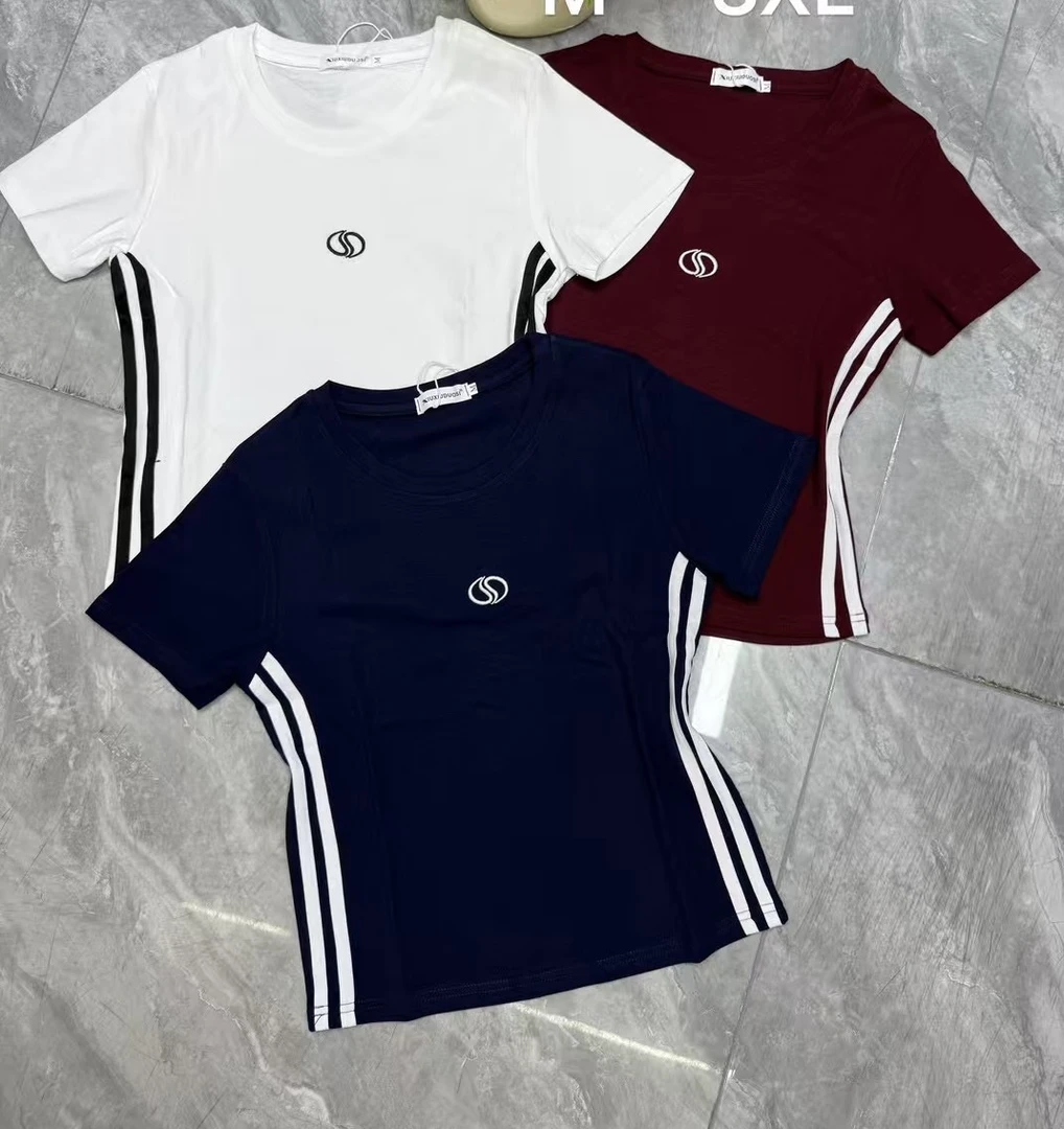 蜜姐家新款时尚百搭修身显瘦T恤