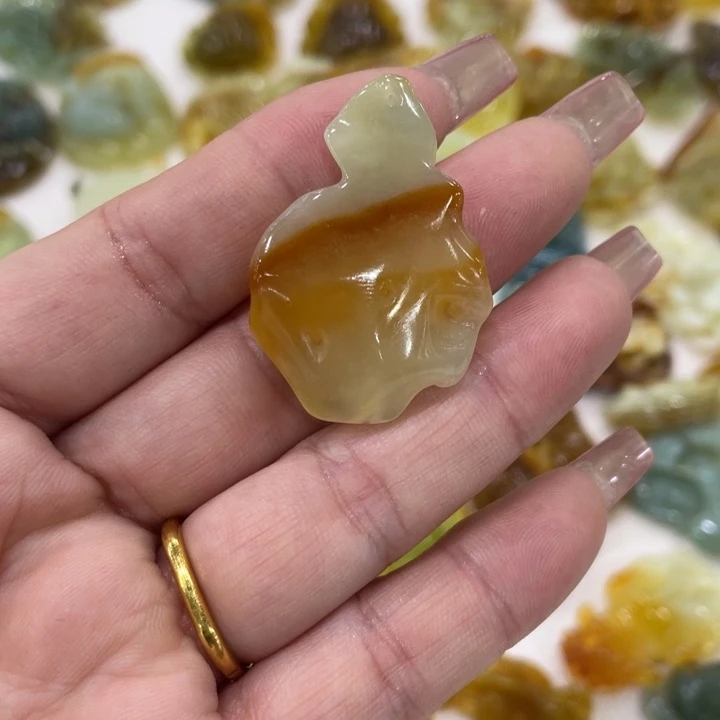 蛇纹石玉合金颈饰