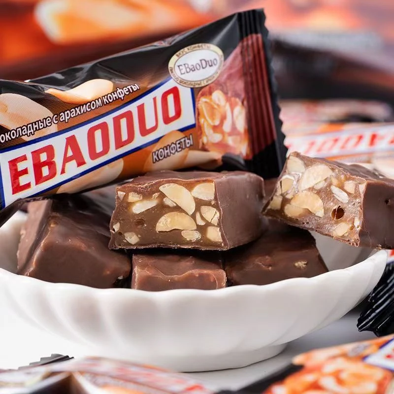 士力架巧克力夹心糖果拉丝坚果果仁夹心糖新年糖果婚庆喜糖 国产